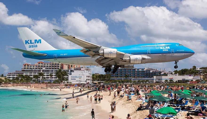 Пляж Maho Beach