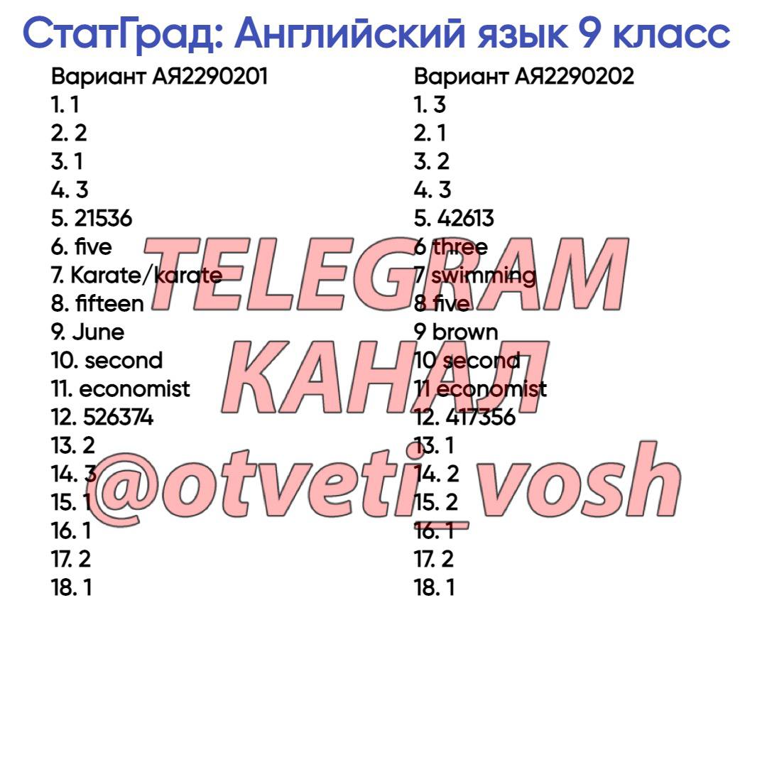 Телеграмм ответы на огэ по русскому языку фото 119