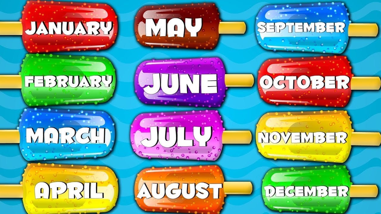 Most months of the year. Months of the year. Месяца на английском. Month для детей. Месяцы на английском для детей.