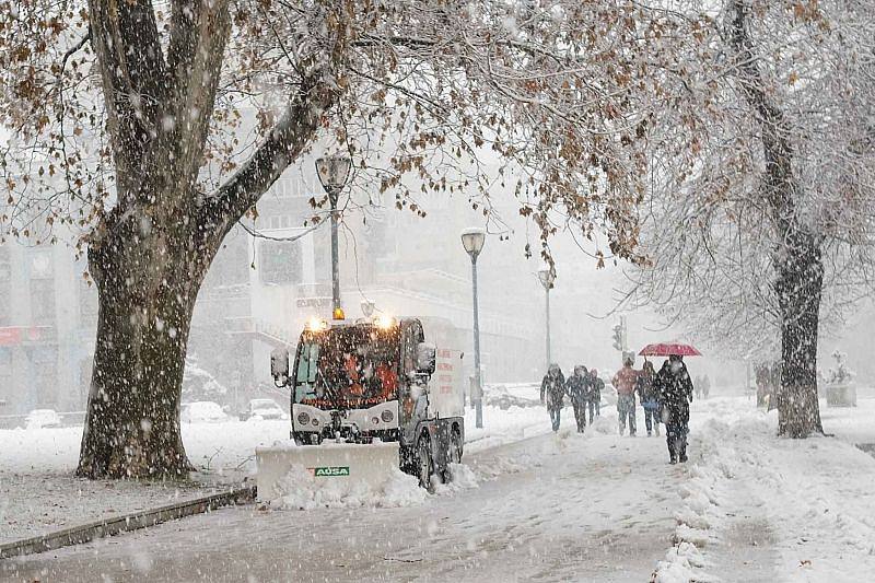 Снег в краснодаре фото