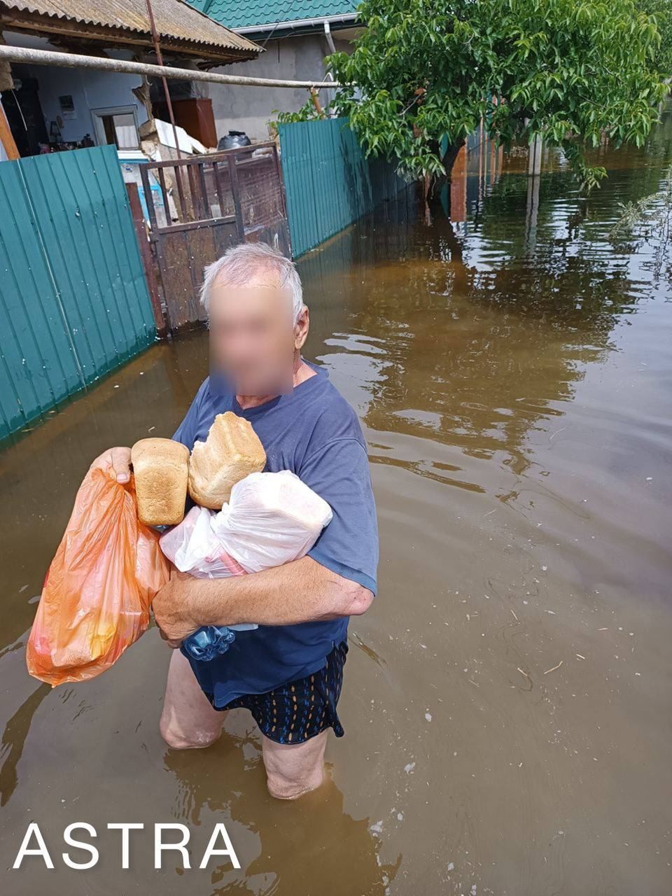 Наводнение в Каховке