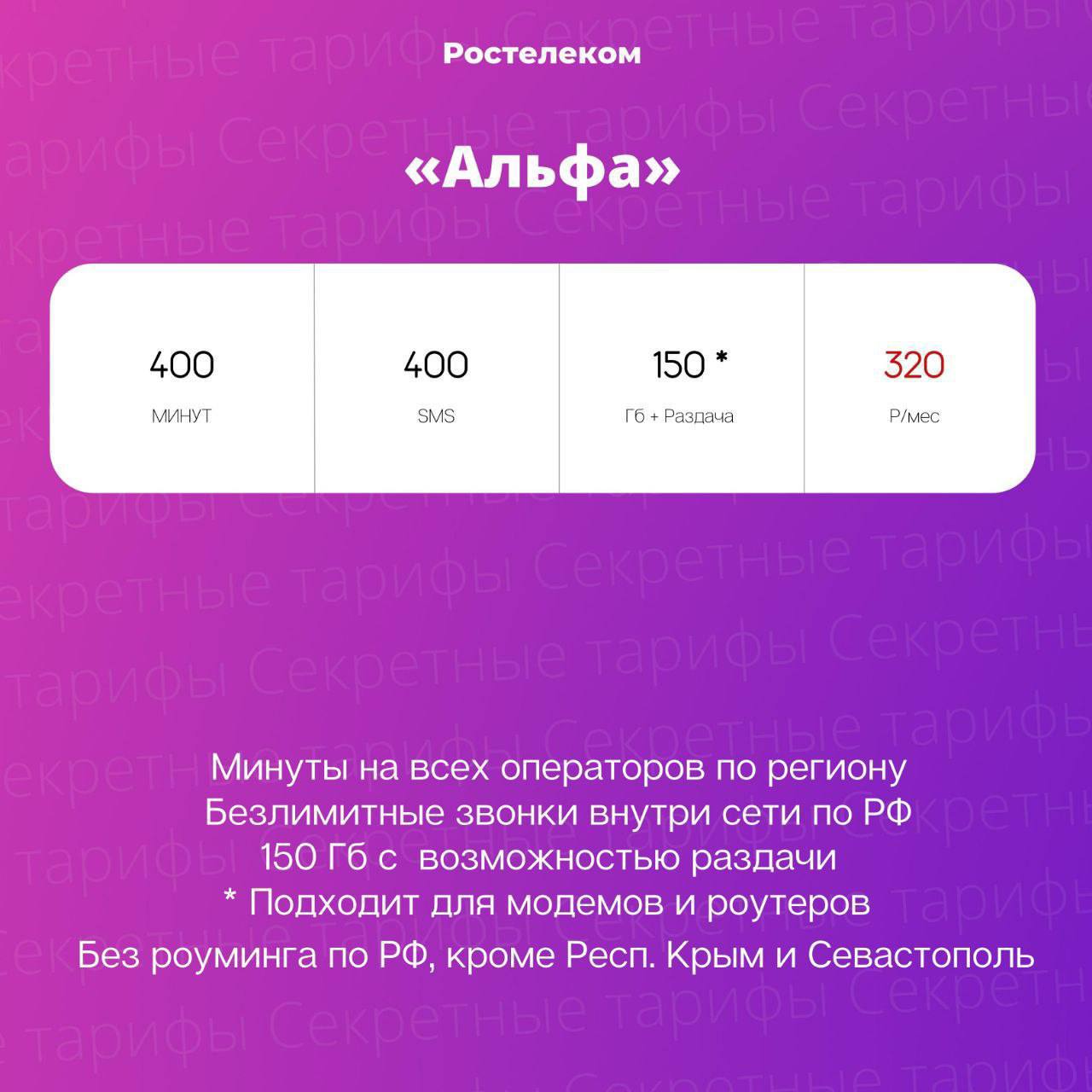 Стоимость подключения карты. 400 ГБ интернета для роутера. Произведение минут на тариф. Непубличные тарифы отзывы.