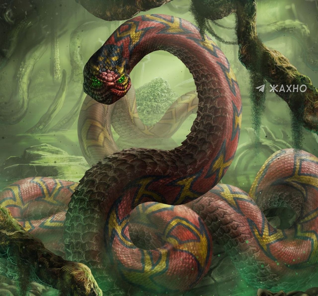 Отношения между змеей и змеей. Питон Василиск. Фантастические змеи. Змея арт. Мистические змеи.