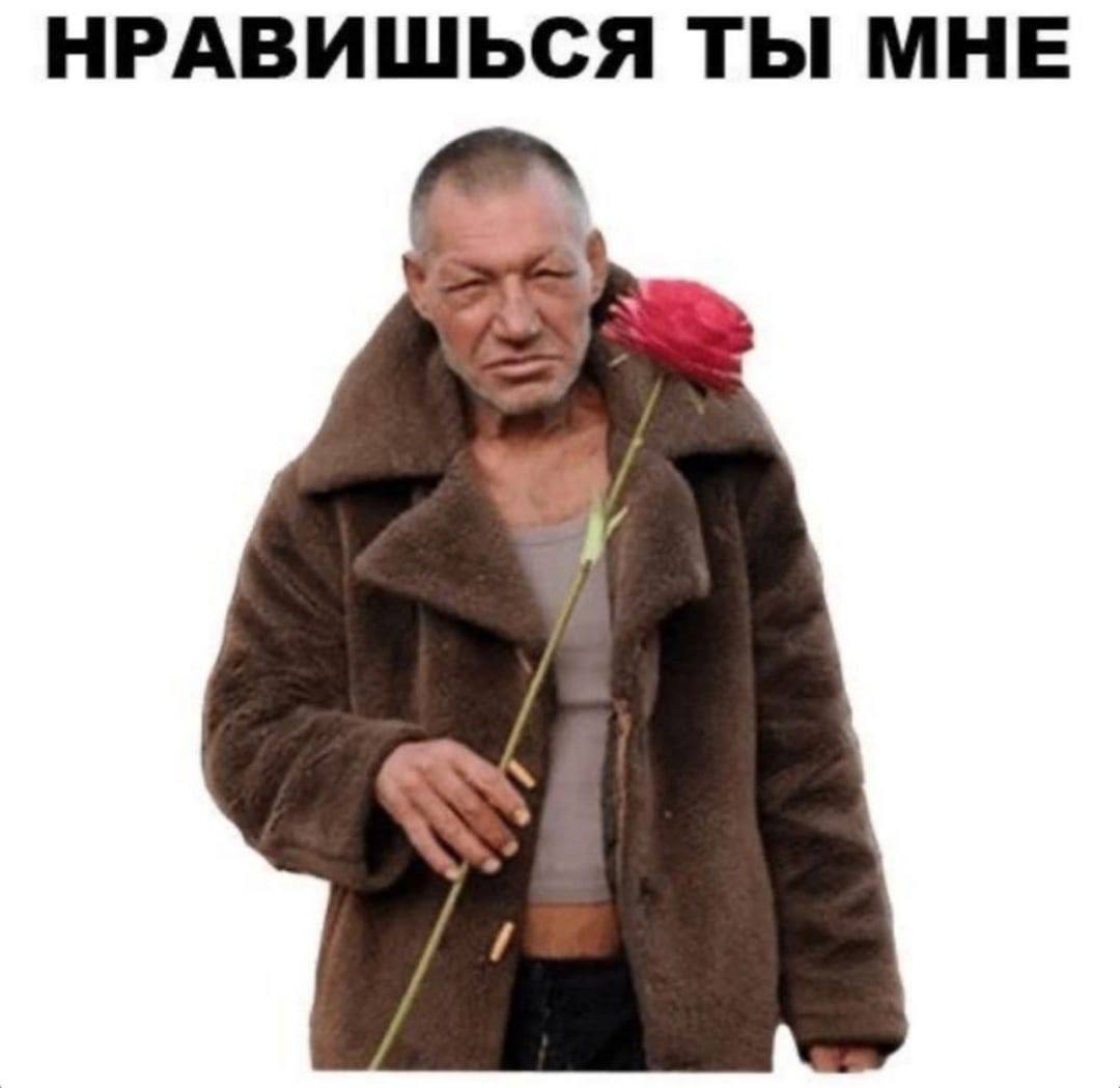 Бомж стикер