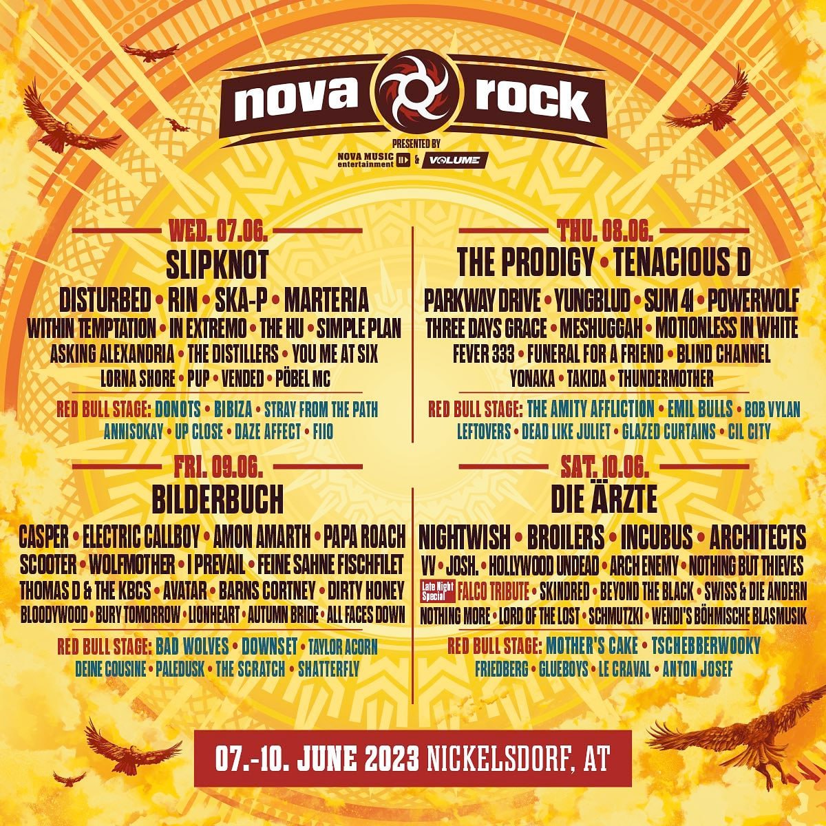 Рок 2023 2024. Nova Rock. Рок фестивали 2023.