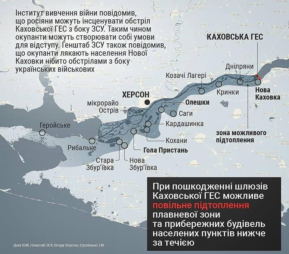 Водохранилища на днепре карта